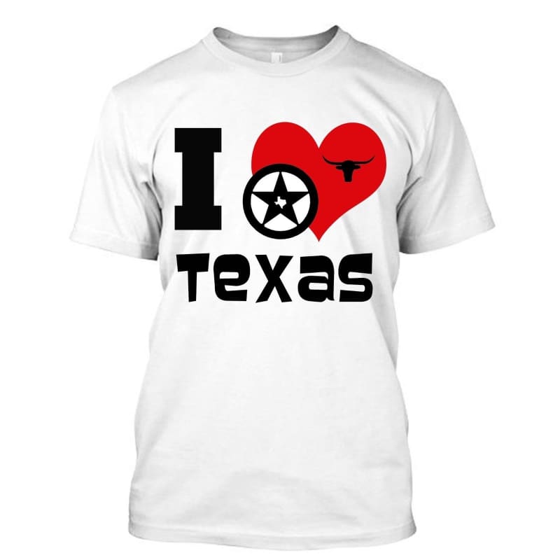 Camiseta vintage de I Love Texas