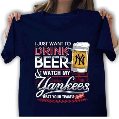 Camiseta vintage de los Yankees de New York para mujer