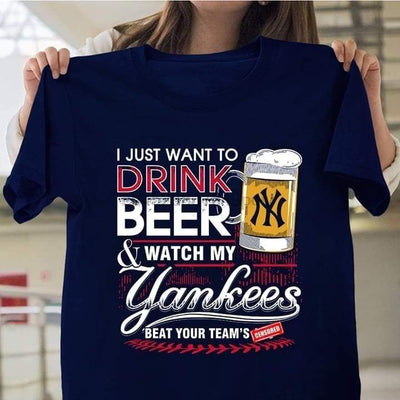 Camiseta vintage de los Yankees de New York para mujer