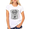 Camiseta de rock and roll vintage