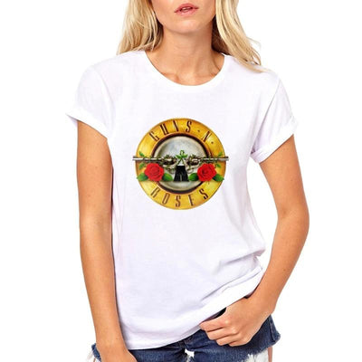 Camiseta de rock and roll vintage