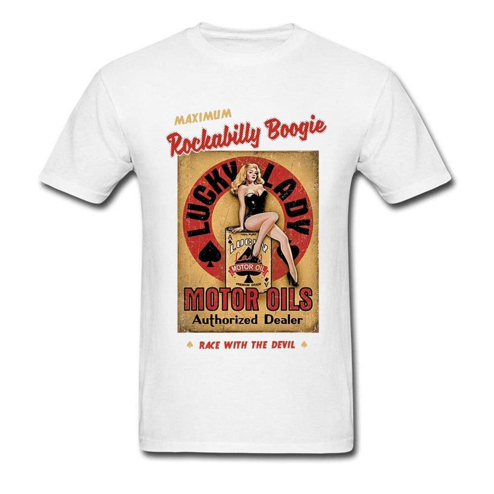 Camiseta pin-up estilo rockabilly vintage