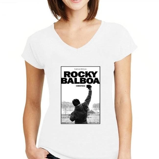 Camiseta vintage Rocky Balboa para mujer