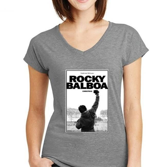 Camiseta vintage Rocky Balboa para mujer