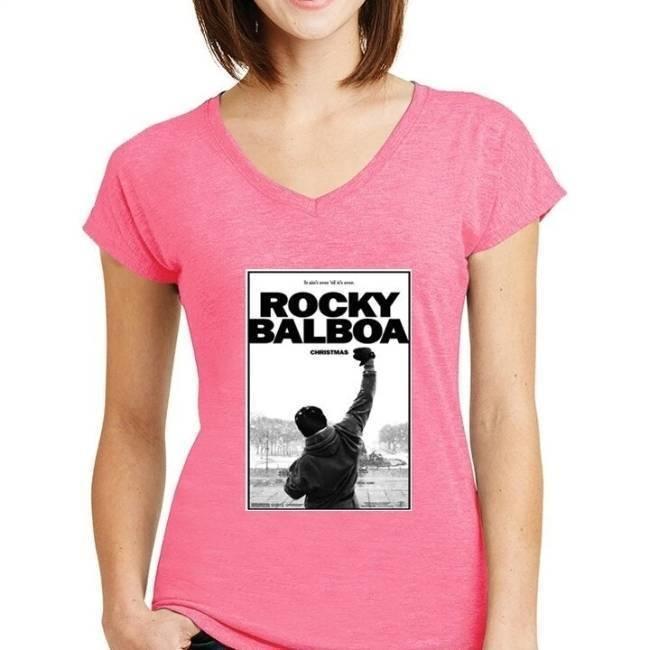 Camiseta vintage Rocky Balboa para mujer