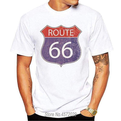 Camiseta Vintage Ruta 66 EE. UU.