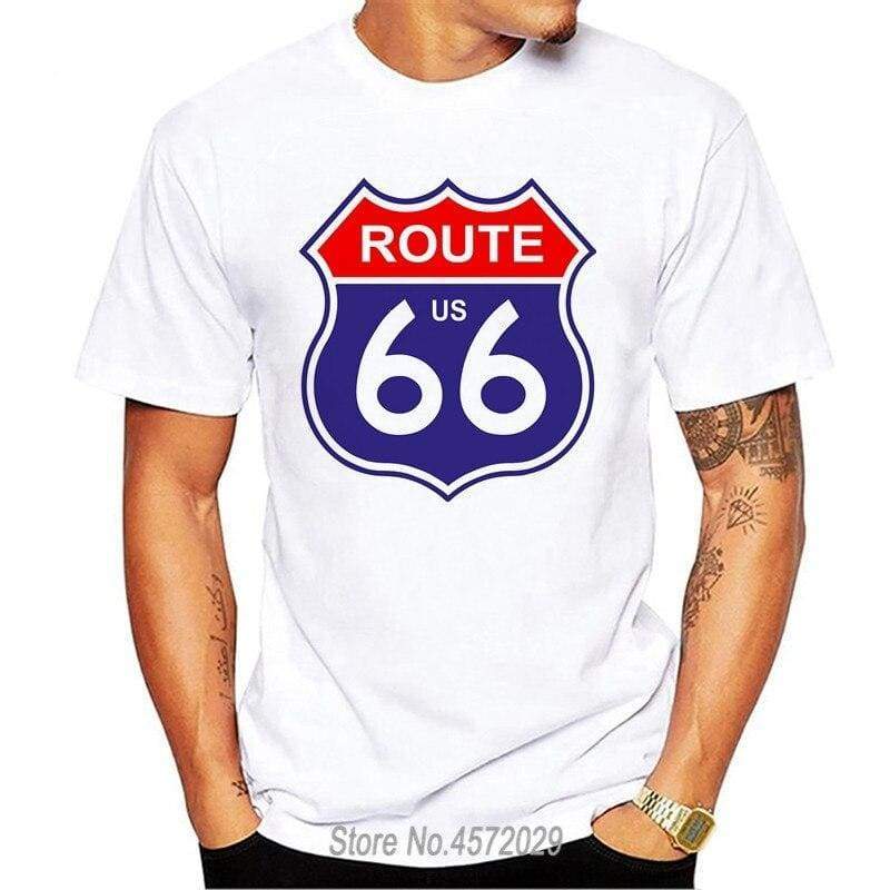 Camiseta Vintage Ruta 66 EE. UU.