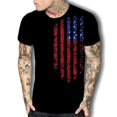 Camiseta vintage de EE. UU. para hombre
