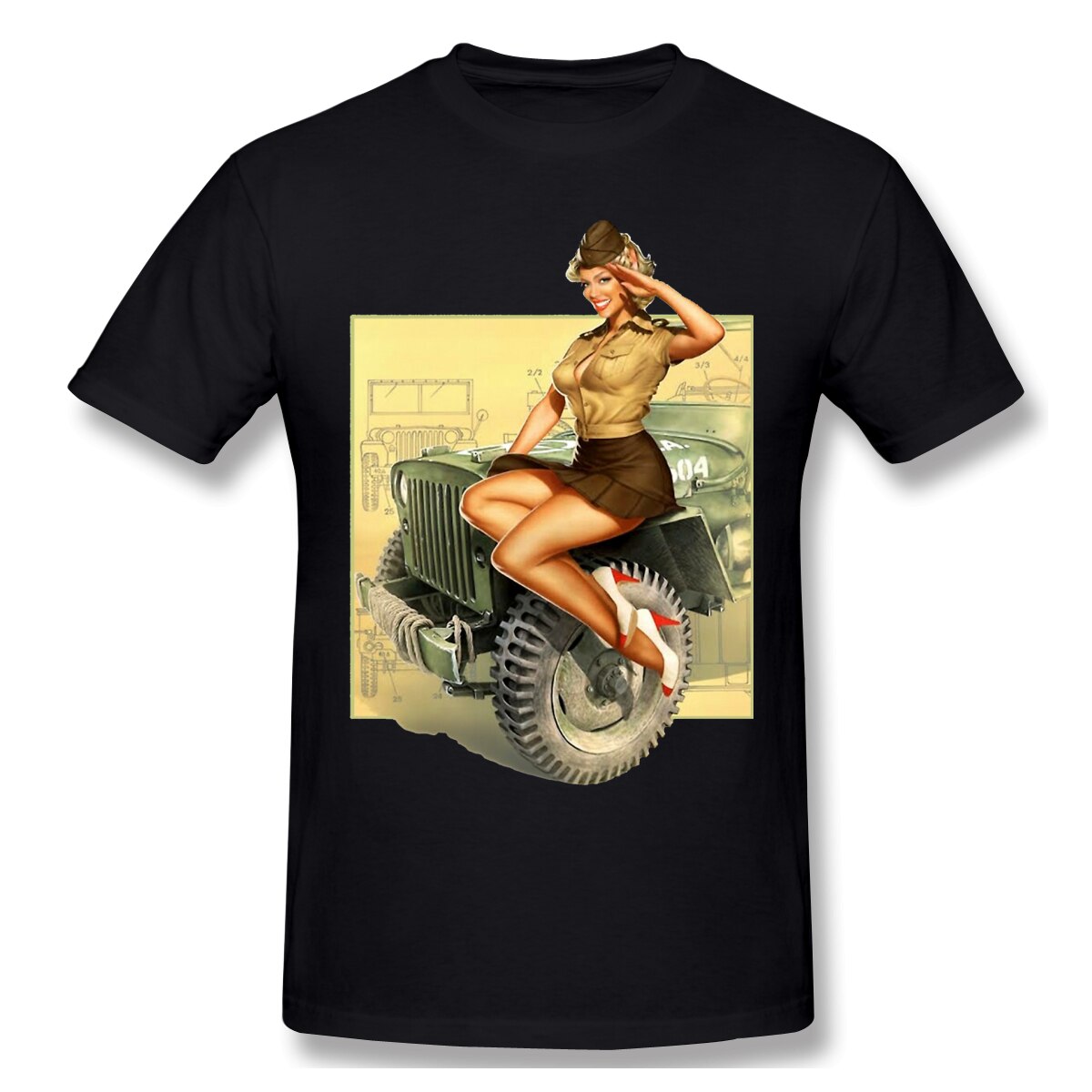 Camiseta pin-up vintage
