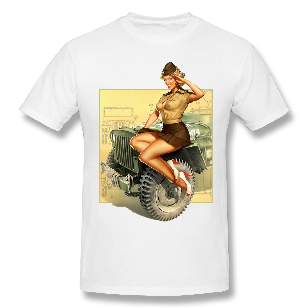 Camiseta pin-up vintage
