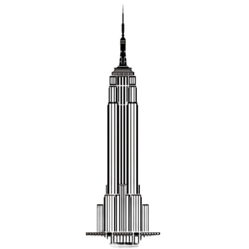 Vinilos Vintage Edificio New York
