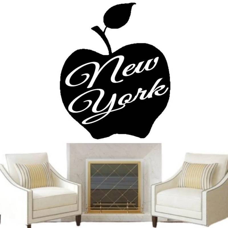 Pegatinas de escritura vintage de New York