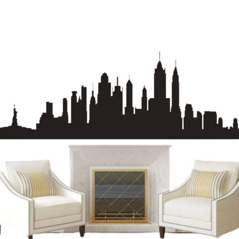 Pegatinas Vintage Rascacielos New York