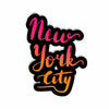 Pegatinas de pared vintage 3D de New York