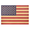 Pegatinas de pared de bandera americana vintage