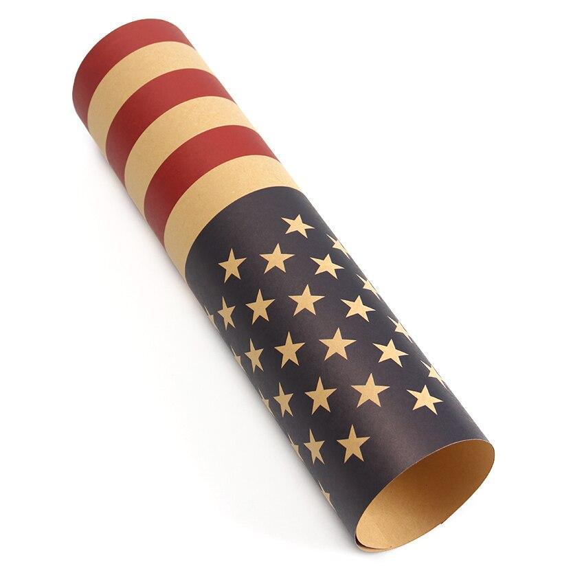 Pegatinas de pared de bandera americana vintage