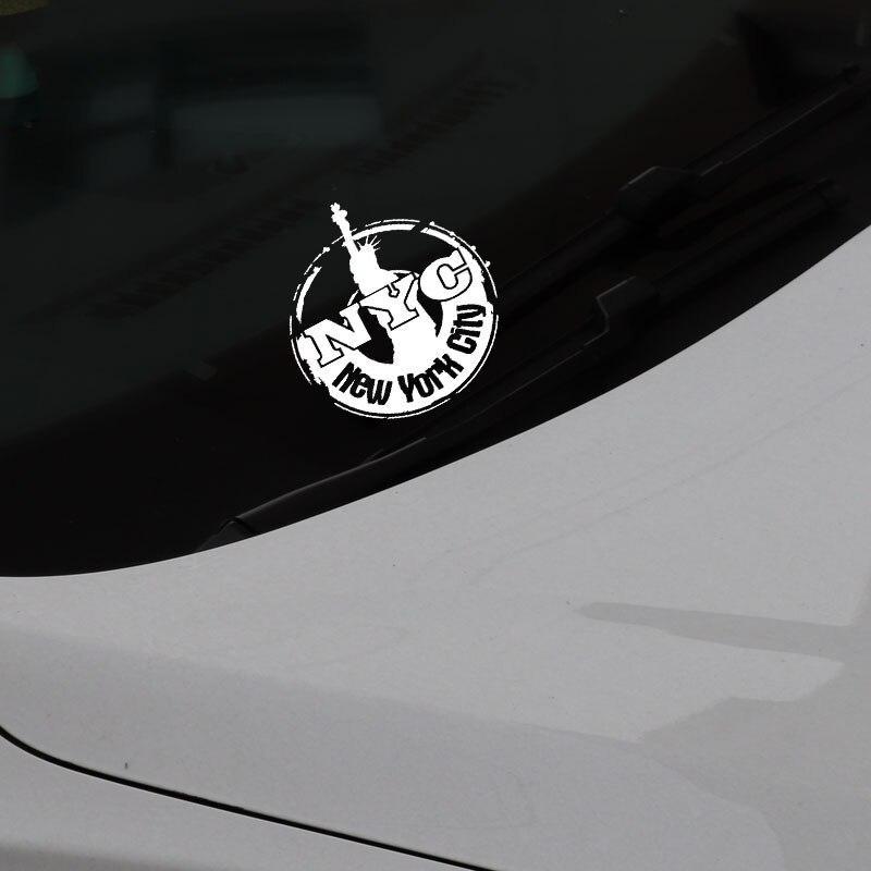 Pegatinas vintage en blanco y negro de New York