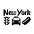 Pegatinas Vintage New York Laptop