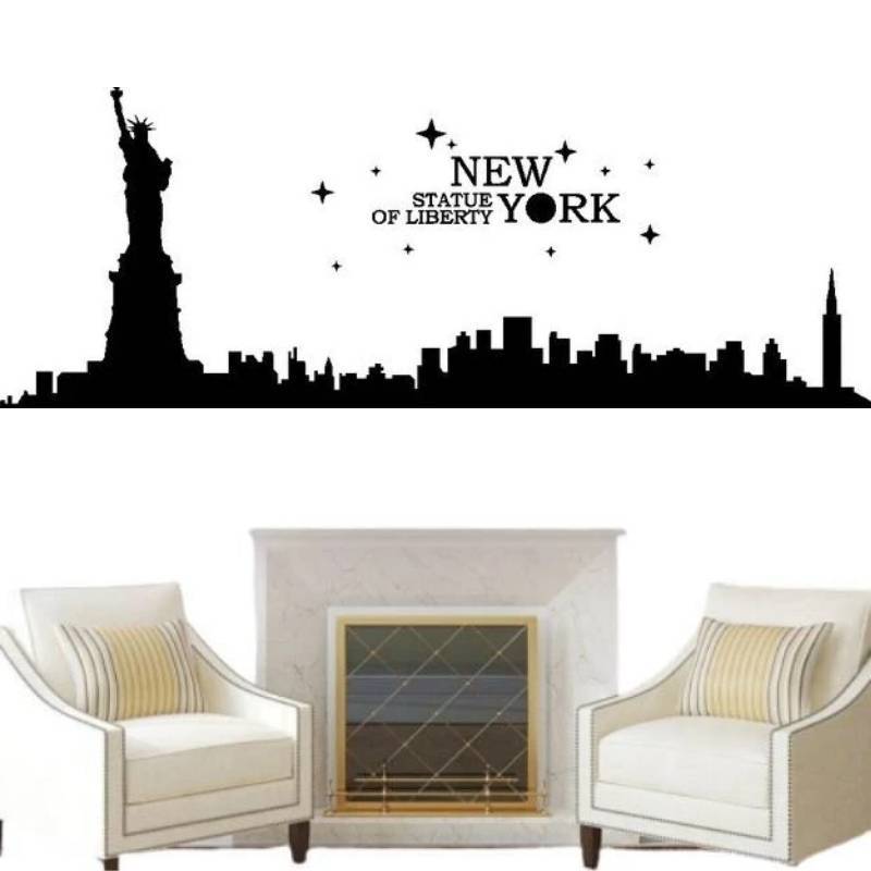 Pegatinas Vintage Estatua de la Libertad New York