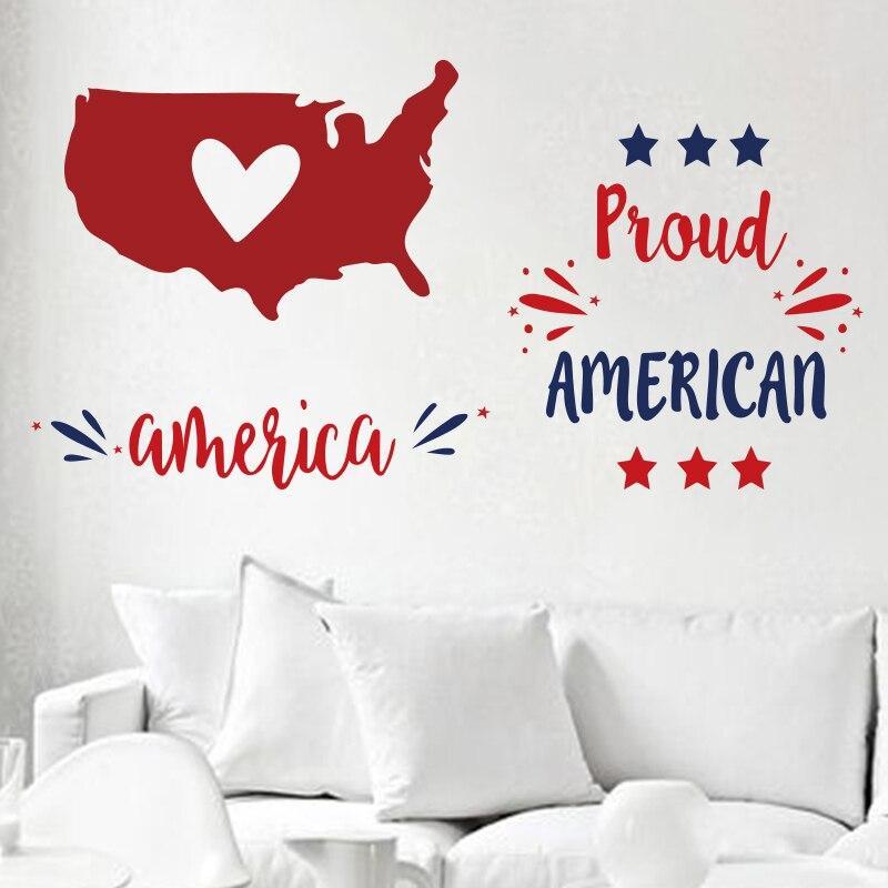 Calcomanías vintage de EE. UU.