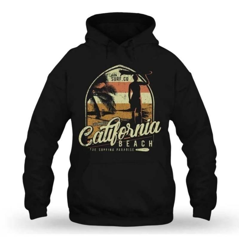 Sudadera con capucha vintage de la costa oeste