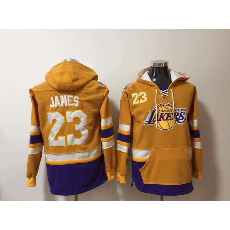 Sudadera Vintage Lakers Amarillo