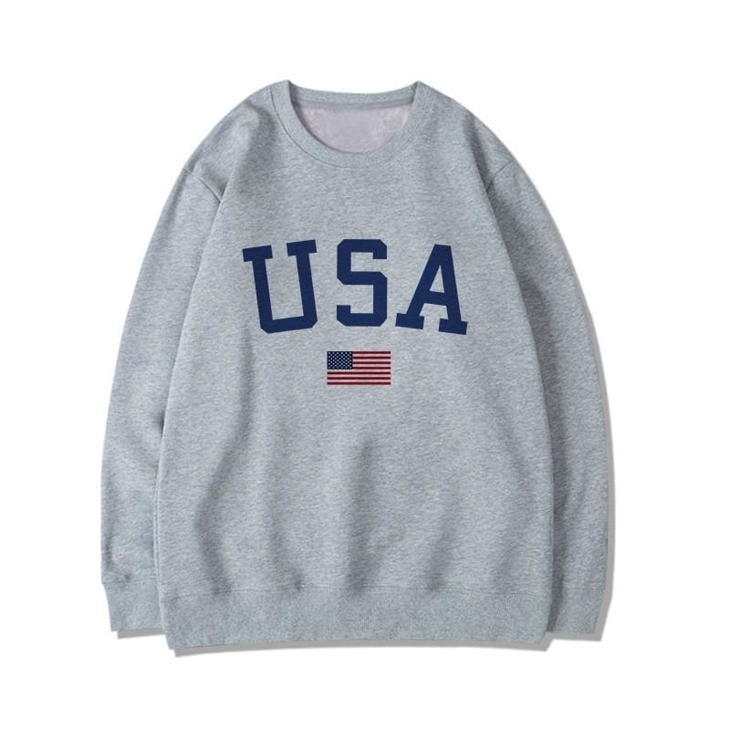 Sudadera estilo americano vintage para mujer
