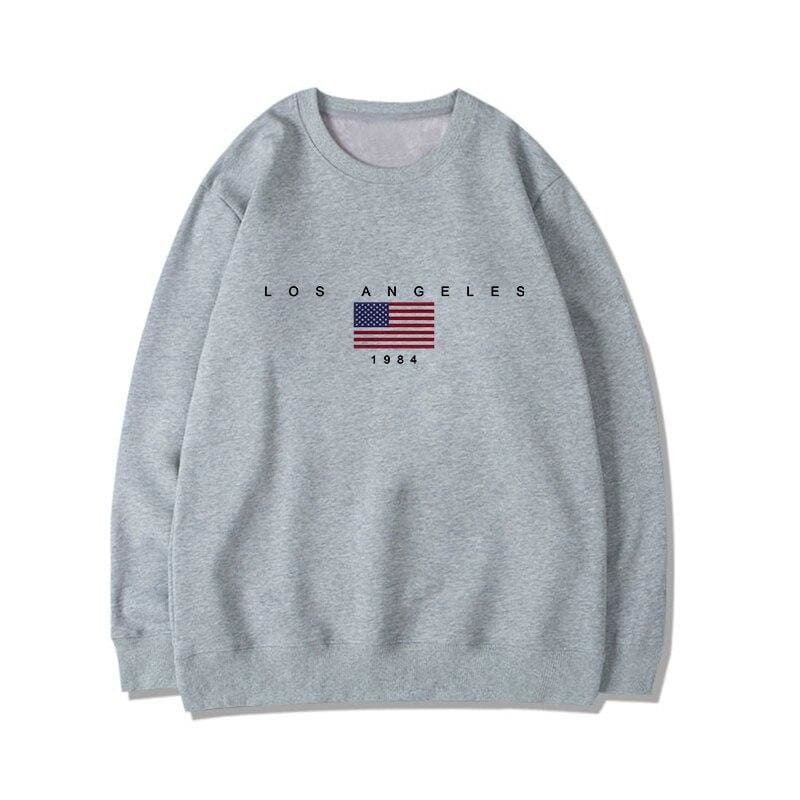 Sudadera estilo americano vintage para mujer