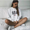 Sudadera estilo americano vintage para mujer