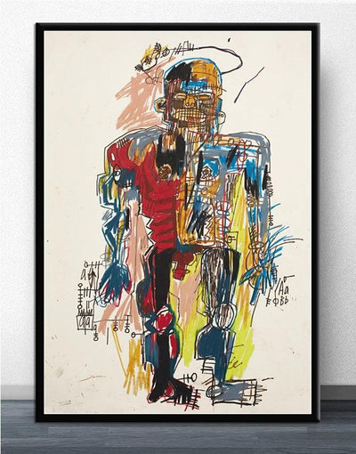Pintura abstracta de la vendimia