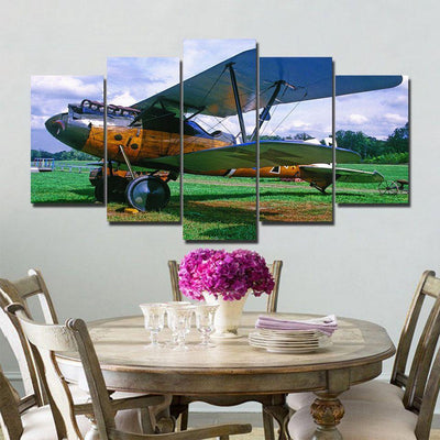 Pintura Avión Vintage