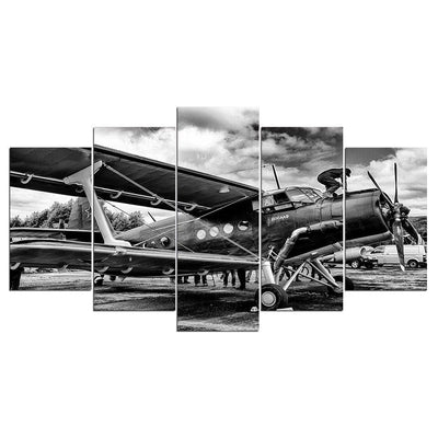 Pintura Avión Vintage