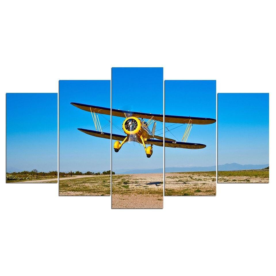 Pintura Avión Vintage