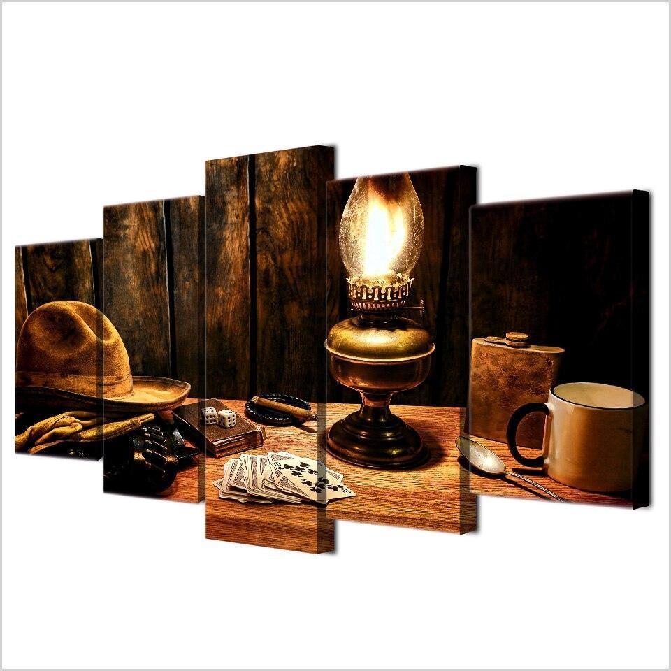 Pintura de vaquero vintage