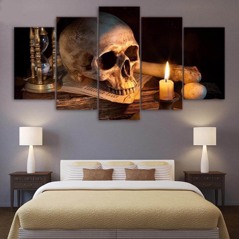 Pintura decorativa vintage de Halloween