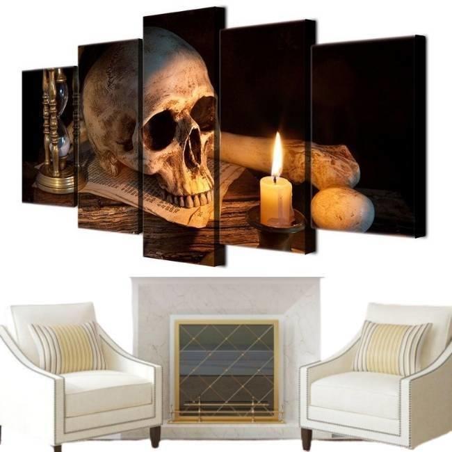 Pintura decorativa vintage de Halloween