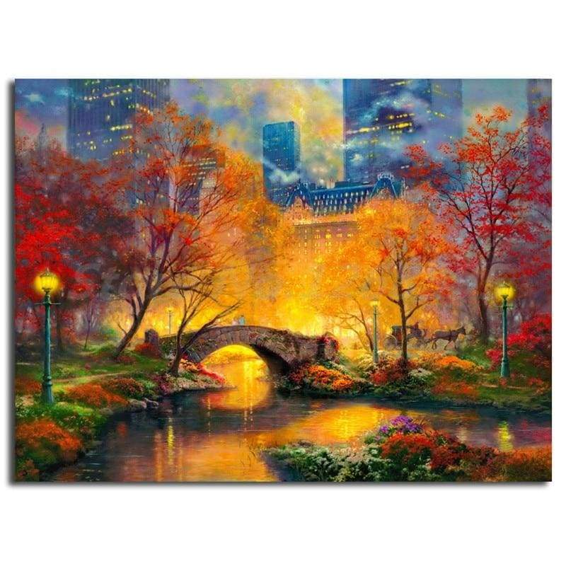 Pintura de decoración vintage de New York