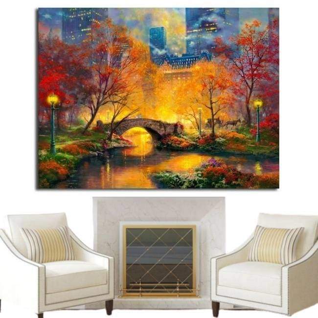 Pintura de decoración vintage de New York