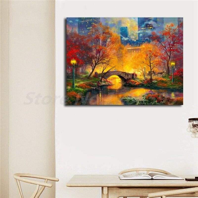 Pintura de decoración vintage de New York