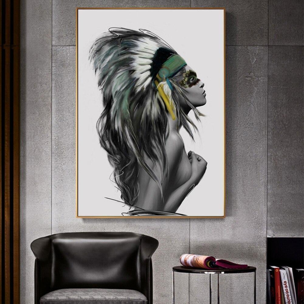 Pintura vintage india