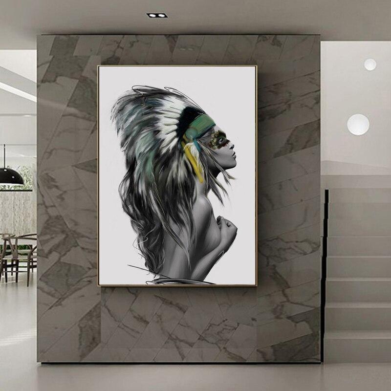 Pintura vintage india