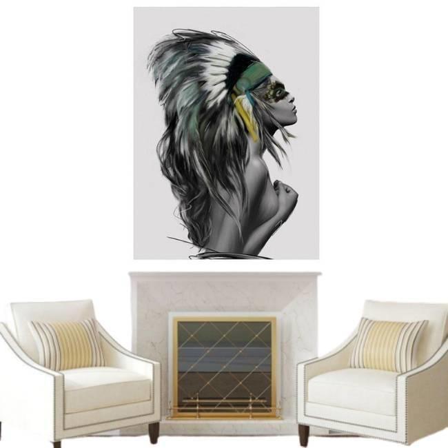 Pintura vintage india