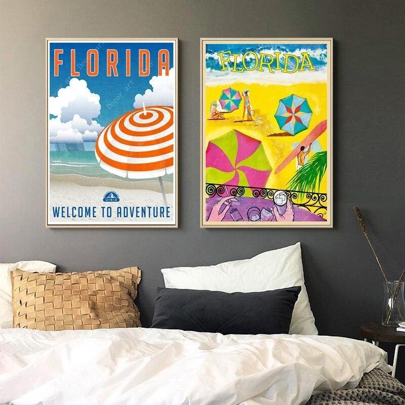 Pintura de la vendimia de Florida