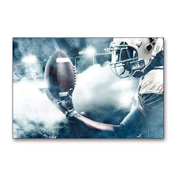 Pintura vintage de fútbol americano