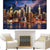 Pintura vintage gigante de New York