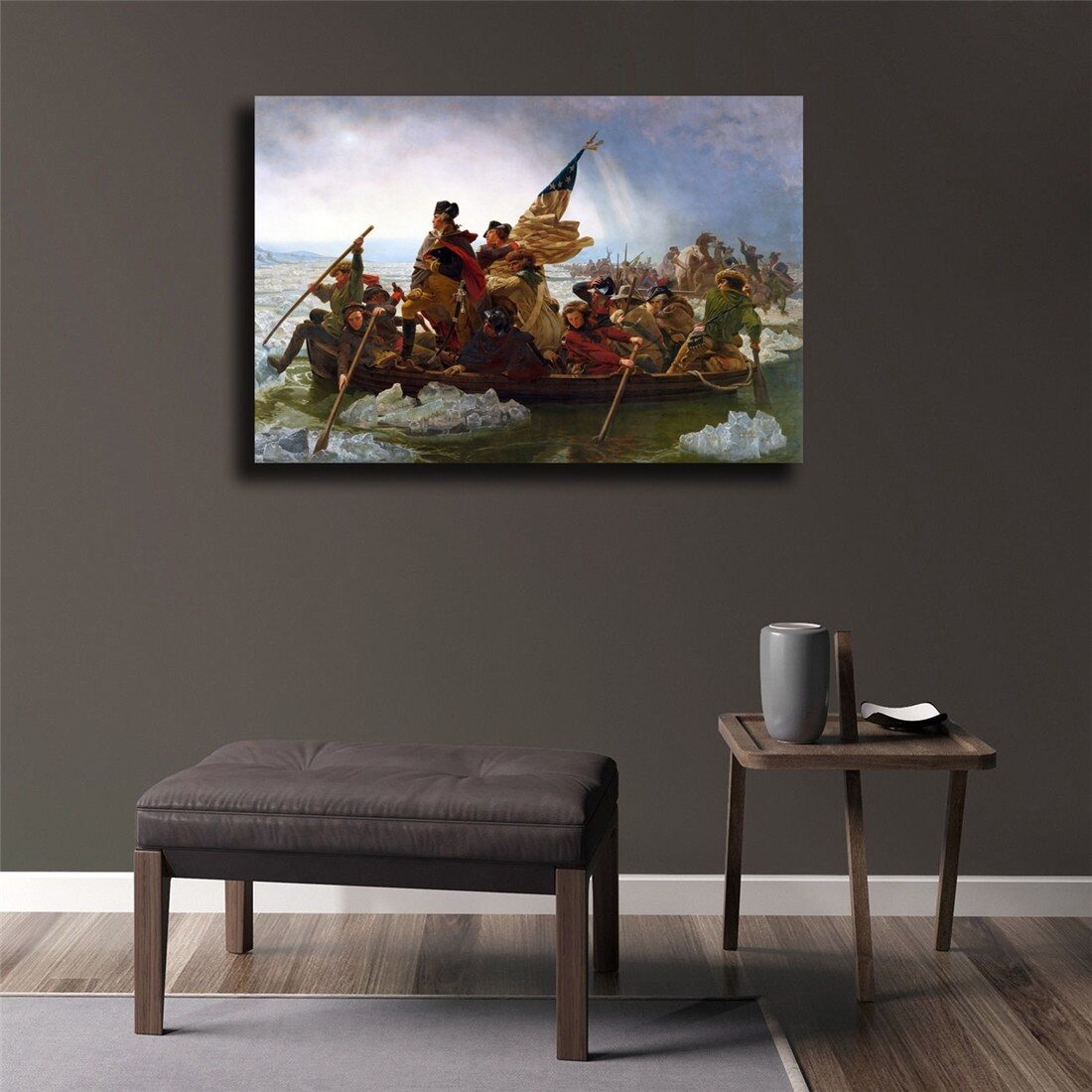 Pintura Vintage La Gloria De Los Estados Unidos