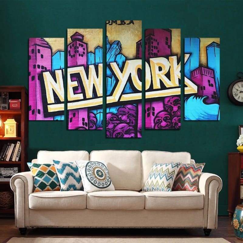 Pintura vintage de graffiti de New York