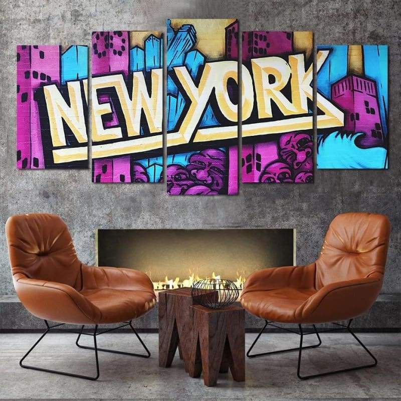Pintura vintage de graffiti de New York