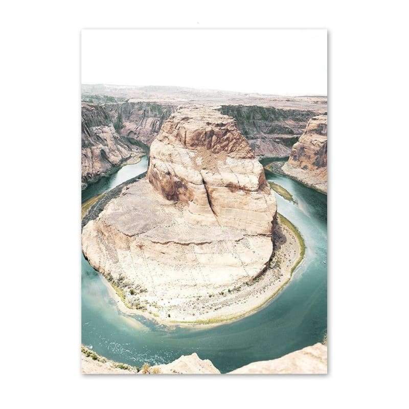 Pintura vintage del Gran Cañón