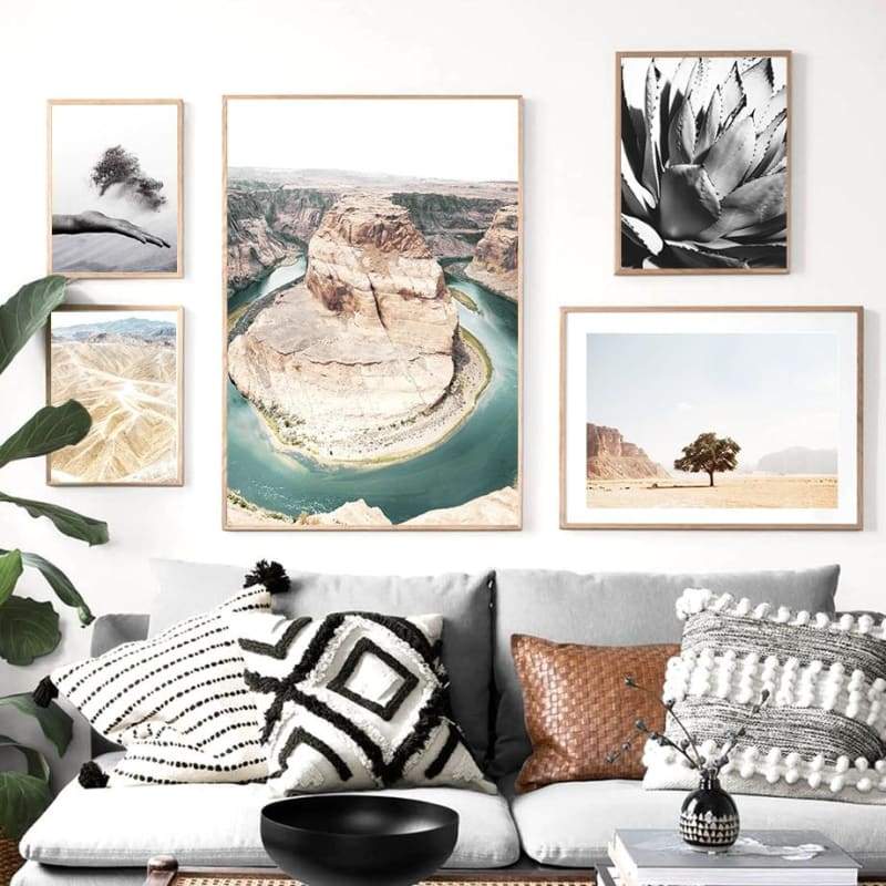 Pintura vintage del Gran Cañón